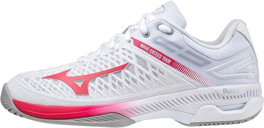 Mizuno Wave Exceed Tour 4 AC Heren tennisschoenen Blauw Wit Rood