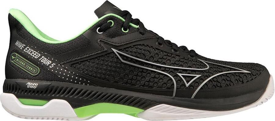 Mizuno Wave Exceed Tour 5 CC Tennisschoenen Padelschoenen Zwart