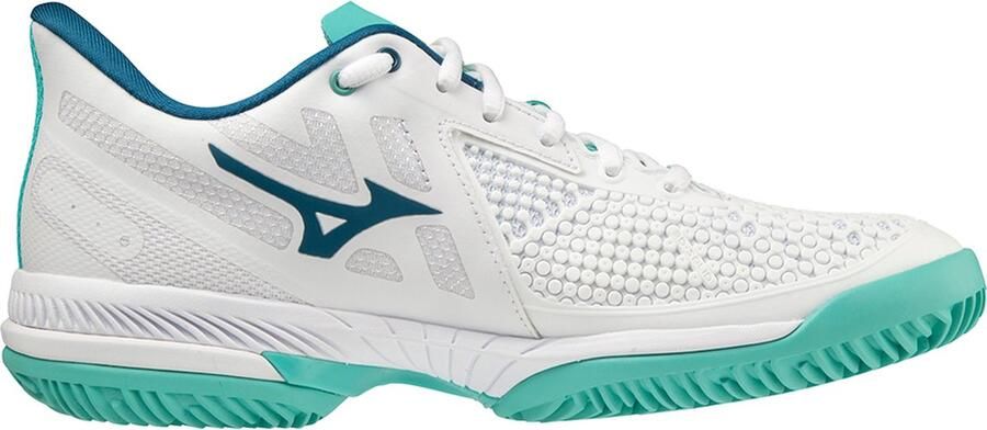 Mizuno Wave Exceed Tour 5 Tennisschoenen Padelschoenen Dames Wit Groen