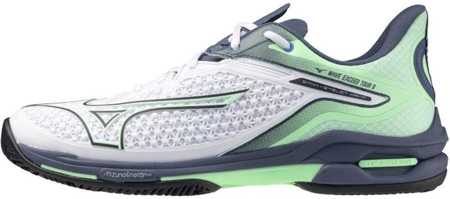 Mizuno Wave Exceed Tour 6 CC Tennisschoen White India Ink Neo Mint