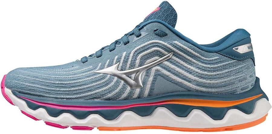 Mizuno Wave Horizon 6 Hardloopschoenen Blauw Vrouw