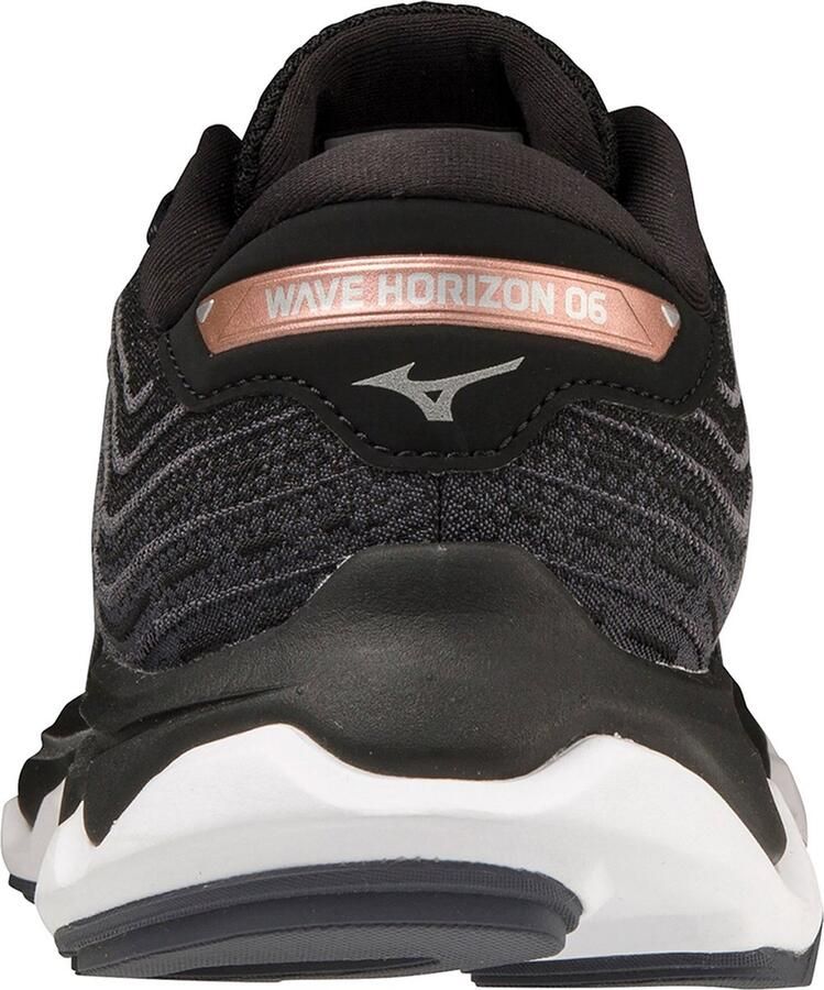 Mizuno Wave Horizon 6 Dames Sportschoenen Hardlopen Weg zwart wit - Foto 2