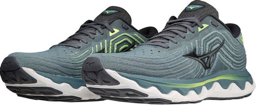 Mizuno Wave Horizon 6 blauw hardloopschoenen heren (J1GC222615) - Foto 8