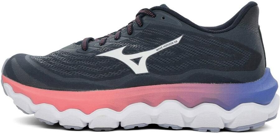 Mizuno Wave Horizon 8 Hardloopschoenen Blauw Zwart 1 2 Vrouw