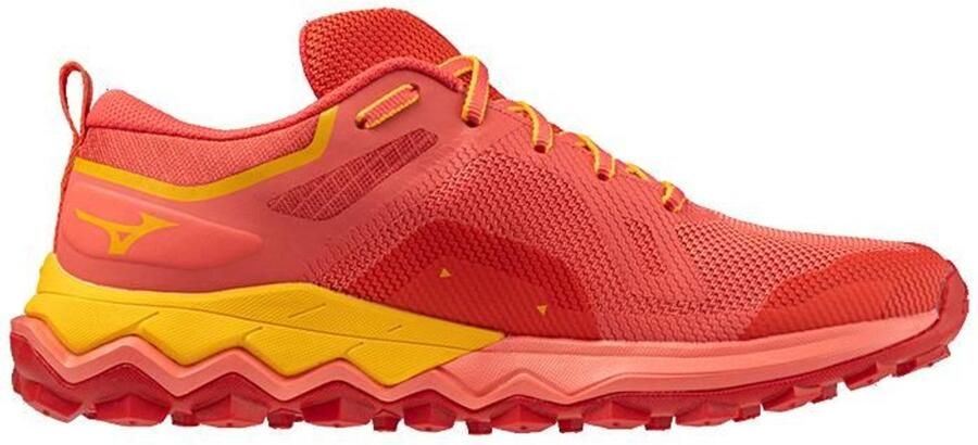 Mizuno Wave Ibuki 4 W Trail hardloopschoenen Dubarry Wit Citr