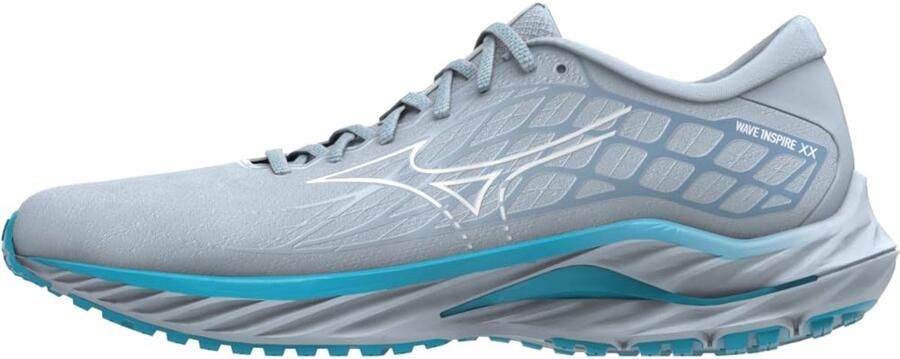 Mizuno Wave Inspire 20 W Hardloopschoen Plein air White River blue - Foto 3