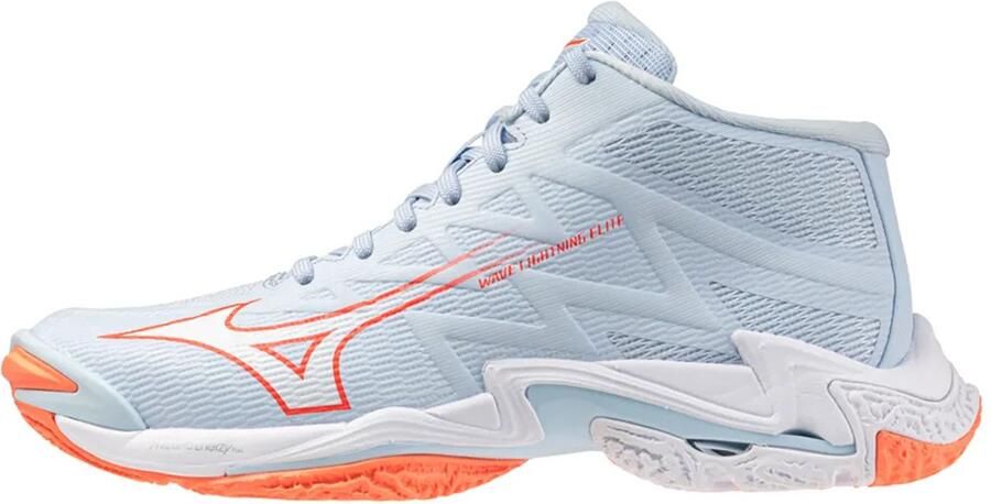 Mizuno Wave Lightning Elite Mid Indoor Sportschoenen Voor Dames Blauw 1 2 Vrouw