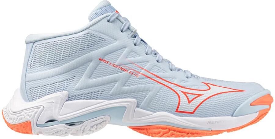 Mizuno Wave Lightning Elite Mid Indoor Sportschoenen Voor Dames Blauw Vrouw