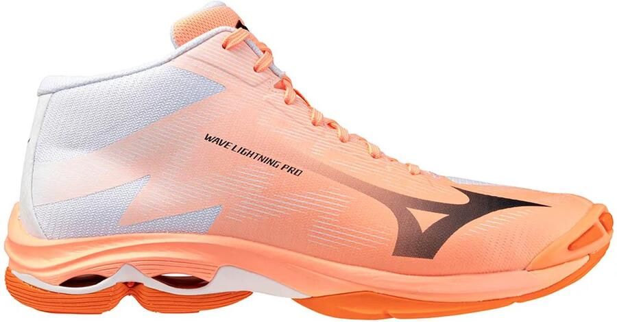 Mizuno Wave Lightning Pro Mid Indoor Sportschoenen Oranje