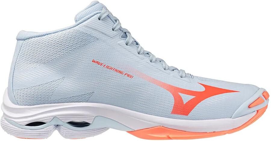 Mizuno Wave Lightning Pro Mid Indoor Sportschoenen Voor Dames Blauw 1 2 Vrouw