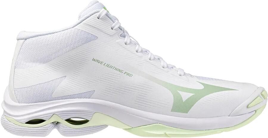 Mizuno Wave Lightning Pro Mid Indoor Sportschoenen Voor Dames Wit Vrouw