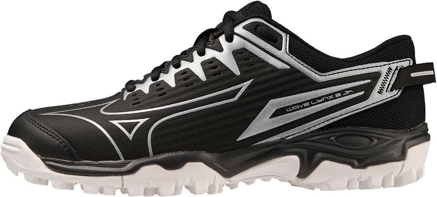 Mizuno Wave Lynx 2 Jr.(C) Whte gridge patinagreen Hockey Hockeyschoenen Veld