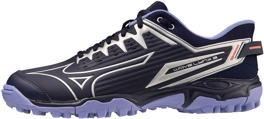 Mizuno Wave Lynx 2(U) White gridge patinagreen Hockey Hockeyschoenen Veld