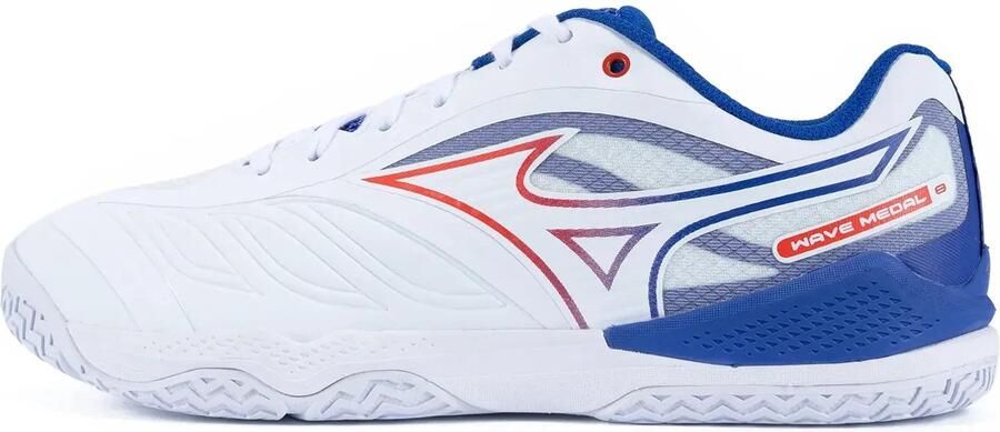 Mizuno Wave Medal 8 Tafeltennisschoen Wit Blauw