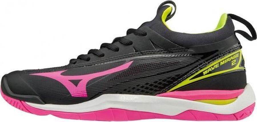 Mizuno Wave Mirage 2 Dames Zwart Roze