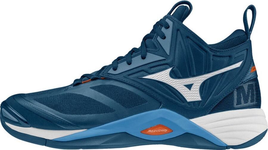 Mizuno Wave MoHerentum 2 Mid Sportschoenen Volleybal Indoor blauw
