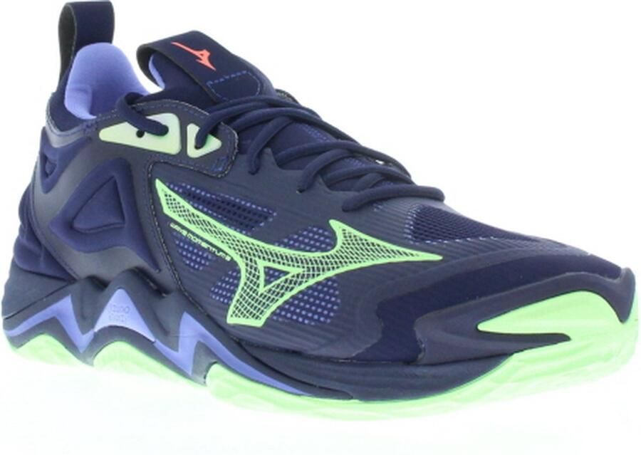 Mizuno Wave Momentum 3 indoor tennisschoenen unisex blauw dessin - Foto 2