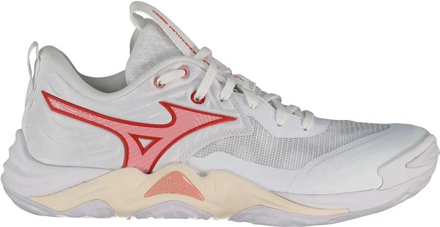 Mizuno Wave Momentum Elite Indoor Sportschoenen Voor Dames Wit 1 2 Vrouw