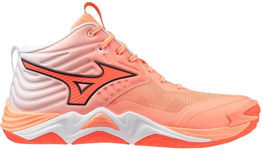 Mizuno Wave Mo tum Elite Mid Indoor Sportschoenen Oranje