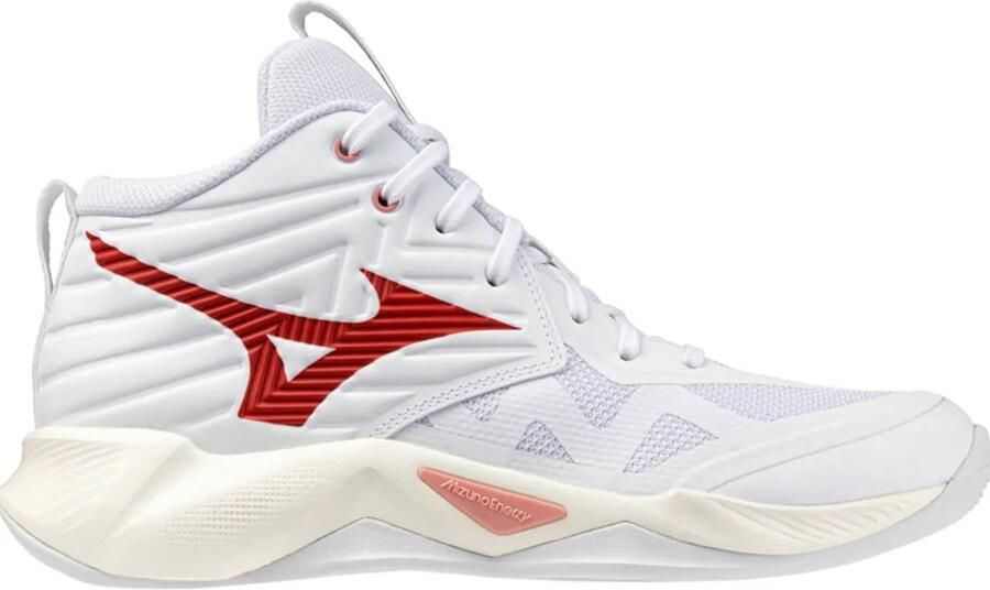 Mizuno Wave Momentum Pro Mid Indoor Sportschoenen Voor Dames Wit Vrouw