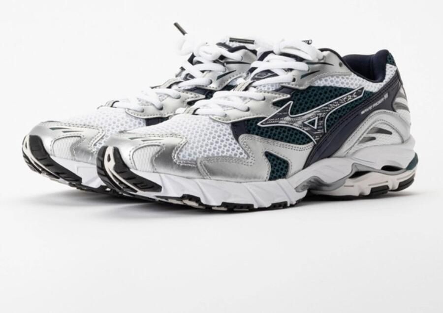 Mizuno Wave Rider 10 D1GA210415 White Baritone Unisex Sneakers