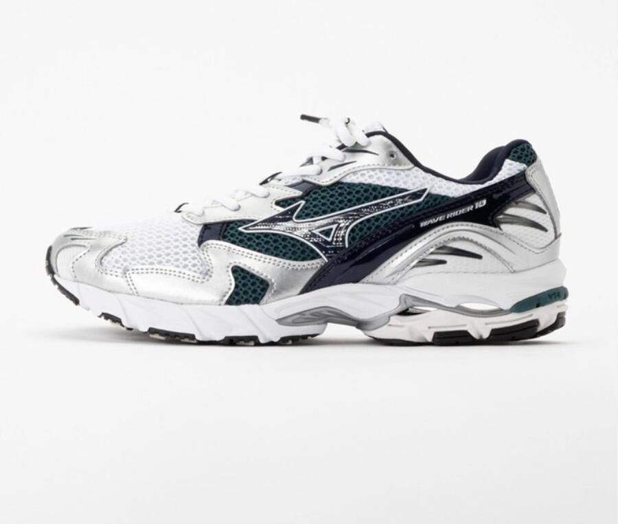 Mizuno Wave Rider 10 D1GA210415 White Baritone Unisex Sneakers