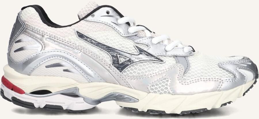 MIZUNO Lage Sneakers Dames Wave Rider 10 Premium Dames Maat: 37 Materiaal: Mesh Kleur: Zilver