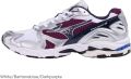 Mizuno Wave Rider 10 Sneakers White Baritone Blue Dark Purple - Wit