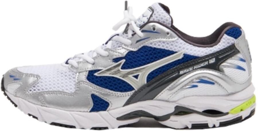 Mizuno Wave Rider 10 Sneakers Wit Blauw Heren D1GA210406