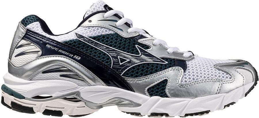 Mizuno Wave Rider 10 white baritone blue