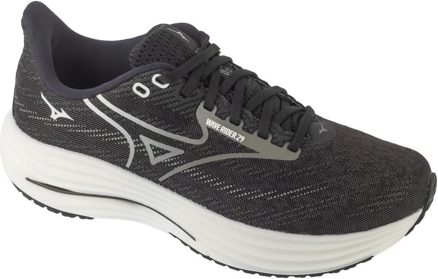 Mizuno Wave Rider 29 Mannen Zwart Hardloopschoenen