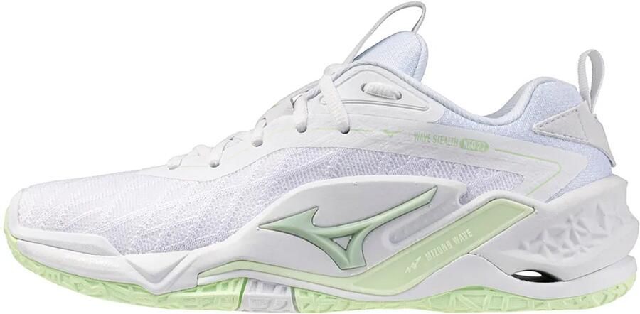 Mizuno Wave Stealth Neo 2.1 Indoor Sportschoenen Voor Dames Wit 1 2 Vrouw