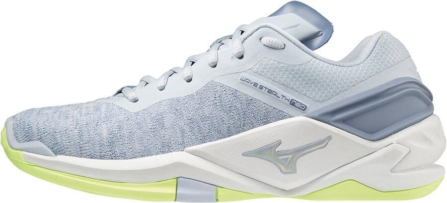 Mizuno Wave Stealth Neo Dames Sportschoenen Volleybal Indoor grijs wit