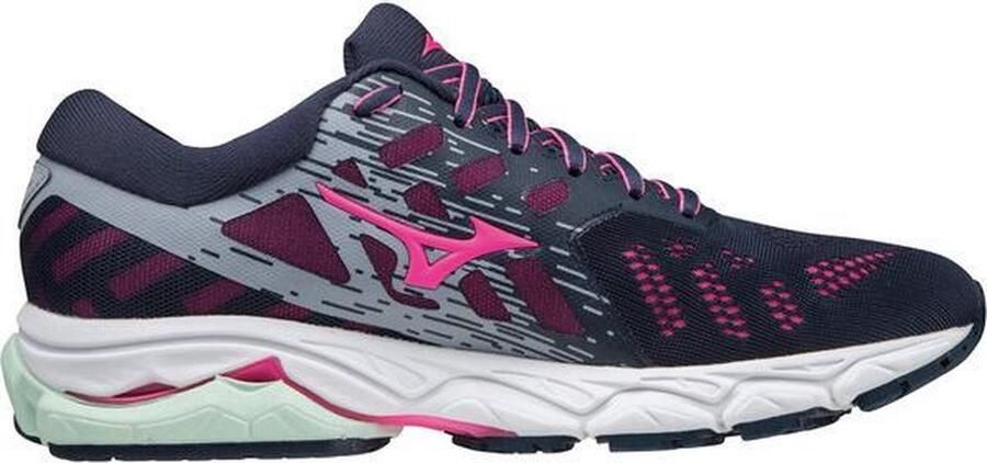 Mizuno Wave Ultima 12 Dames Sportschoenen roze blauw