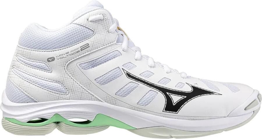 Mizuno Wave Voltage 2 Mid Indoor Sportschoenen Wit