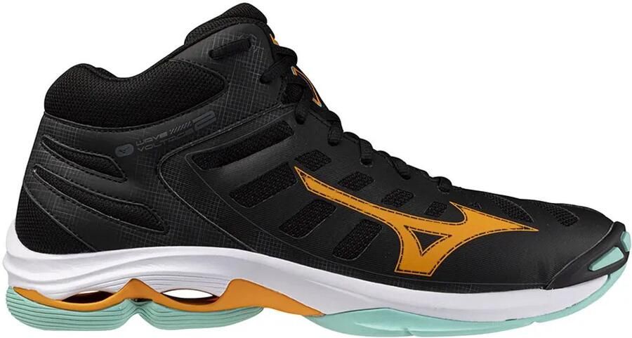 Mizuno Wave Voltage 2 Mid Indoor Sportschoenen Zwart 1 2