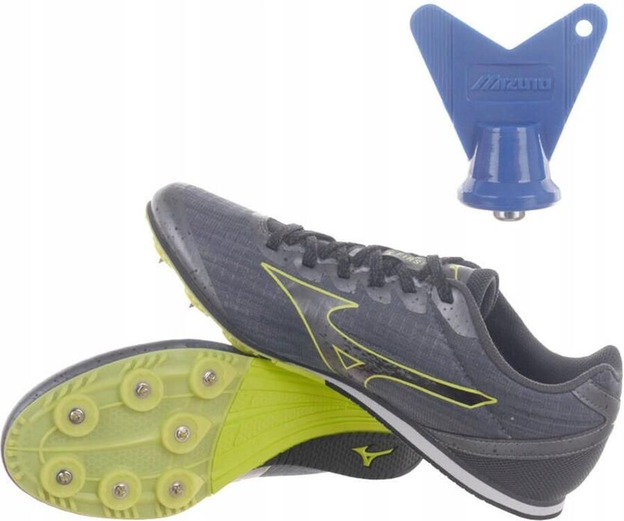 Mizuno X First Hardloopschoen ijzer metaal neolime