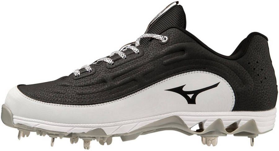 Mizuno MLB Ambition 3 Low Metal Spikes Honkbalschoenen Black White