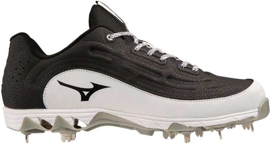 Mizuno MLB Ambition 3 Low Metal Spikes Honkbalschoenen Black White