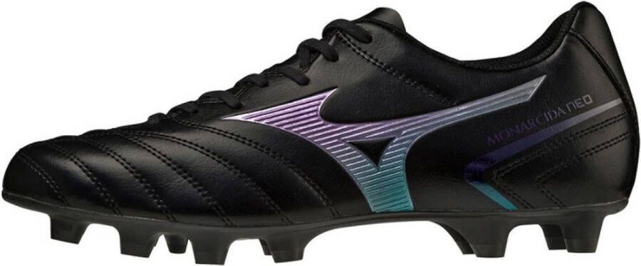 Mizuno Monarcida Neo II Select Club Gras Voetbalschoenen (FG) Kids Zwart