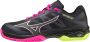 Mizuno Padelschoen Tennisschoen Wave Exceed Light Dames Zwart Roze - Thumbnail 1