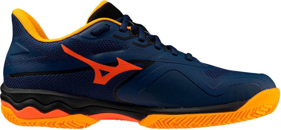 Mizuno Padelschoen Tennisschoen Wave Exceed Light Heren Blauw Oranje