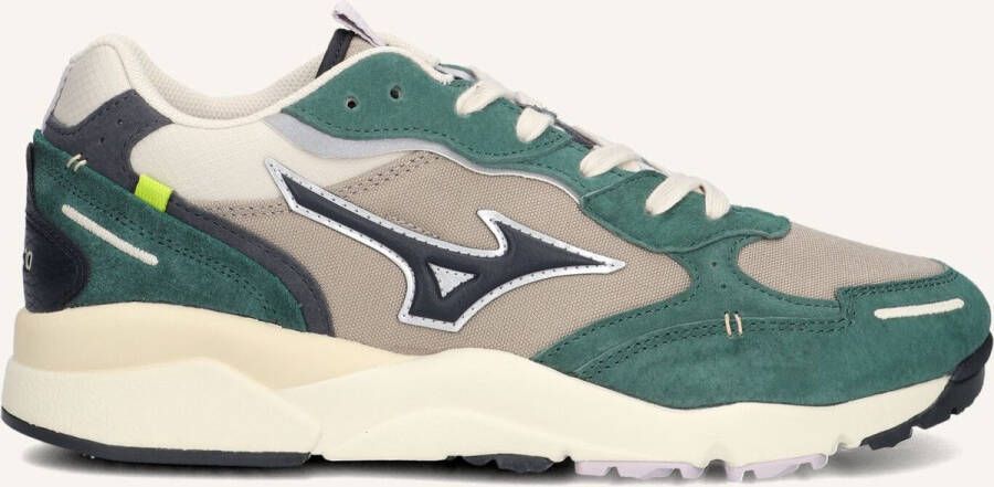 MIZUNO Lage Sneakers Heren Sky Medal Beta Maat: 41 Materiaal: Suède Kleur: Groen