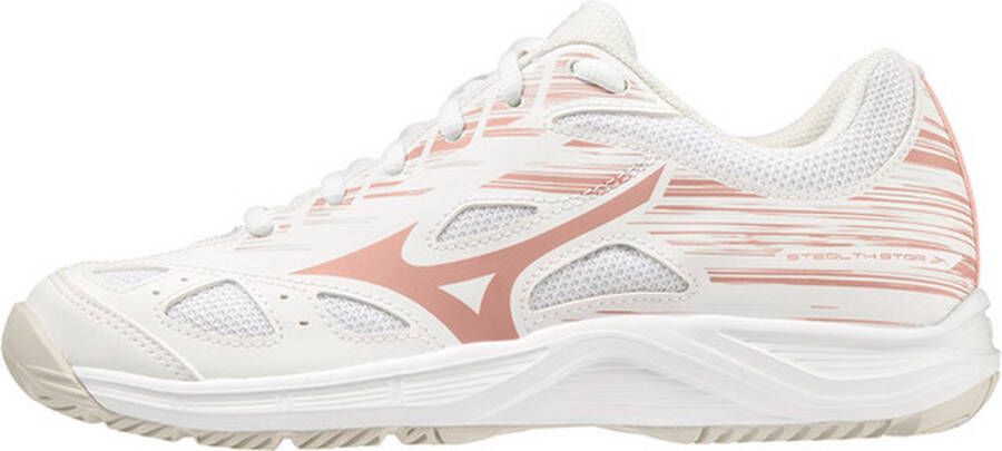 Mizuno Stealth Star kinderen Sportschoenen Volleybal Indoor wit