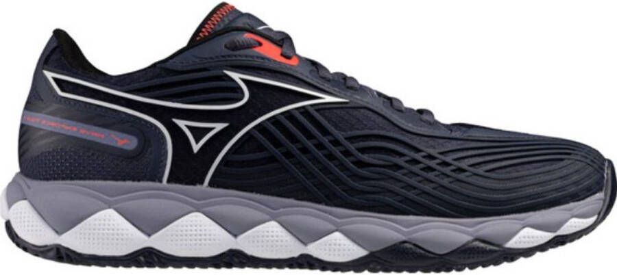 Mizuno Tennisschoen Padelschoen Wave Enforce Tour 2 CC Heren Blauw Wit