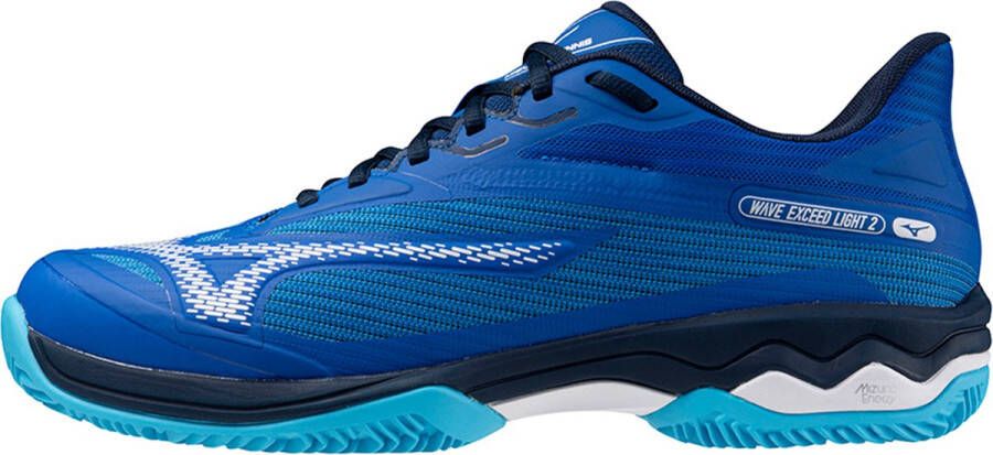 Mizuno Tennisschoen Padelschoen Wave Exceed Light 2 CC Heren Blauw