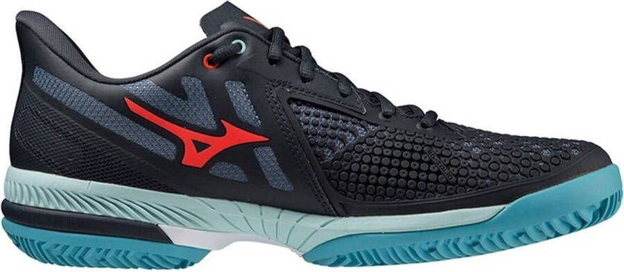 Mizuno Wave Exceed Tour 5 CC Tennisbannen Schoenen Collegiate Blue Soleil Tanagtur Heren