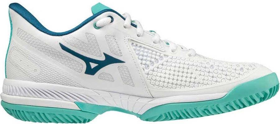 Mizuno Tennisschoen Padelschoen Wave Exceed Tour 5 Dames Wit Groen