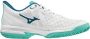 Mizuno Tennisschoen Padelschoen Wave Exceed Tour 5 Dames Wit Groen - Thumbnail 1