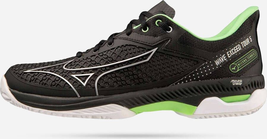 Mizuno Tennisschoen Padelschoen Wave Exceed Tour 5 CC Heren Zwart